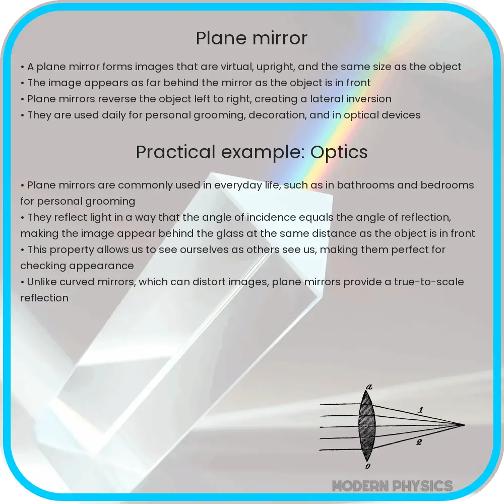 Plane mirror