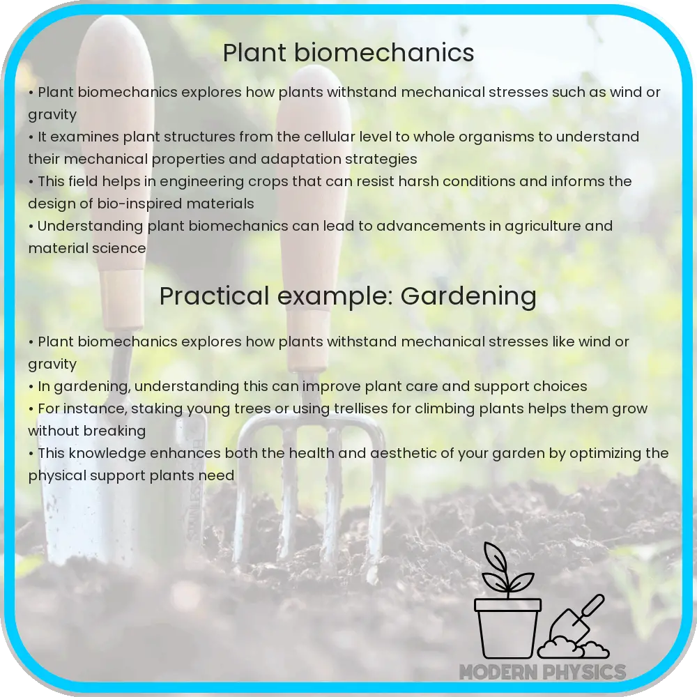 Plant Biomechanics