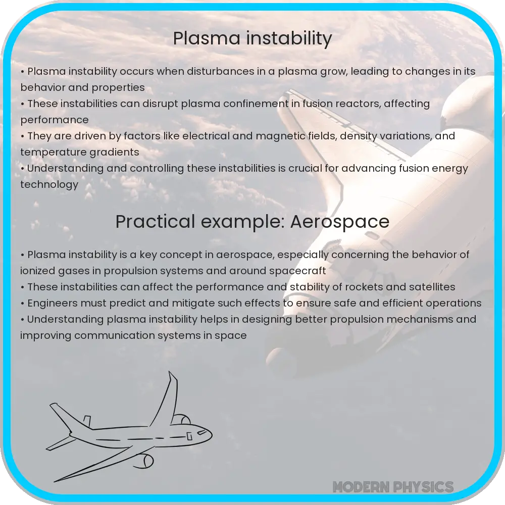 Plasma Instability