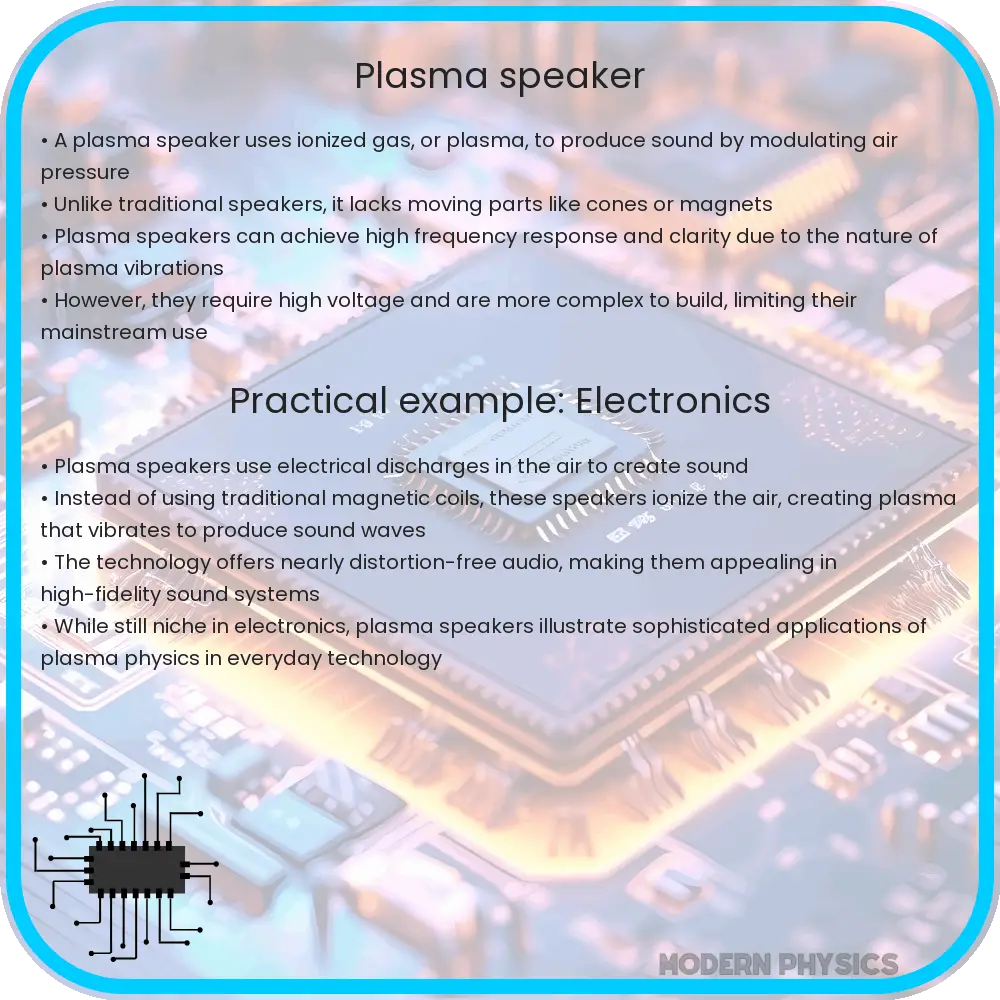Plasma Speaker