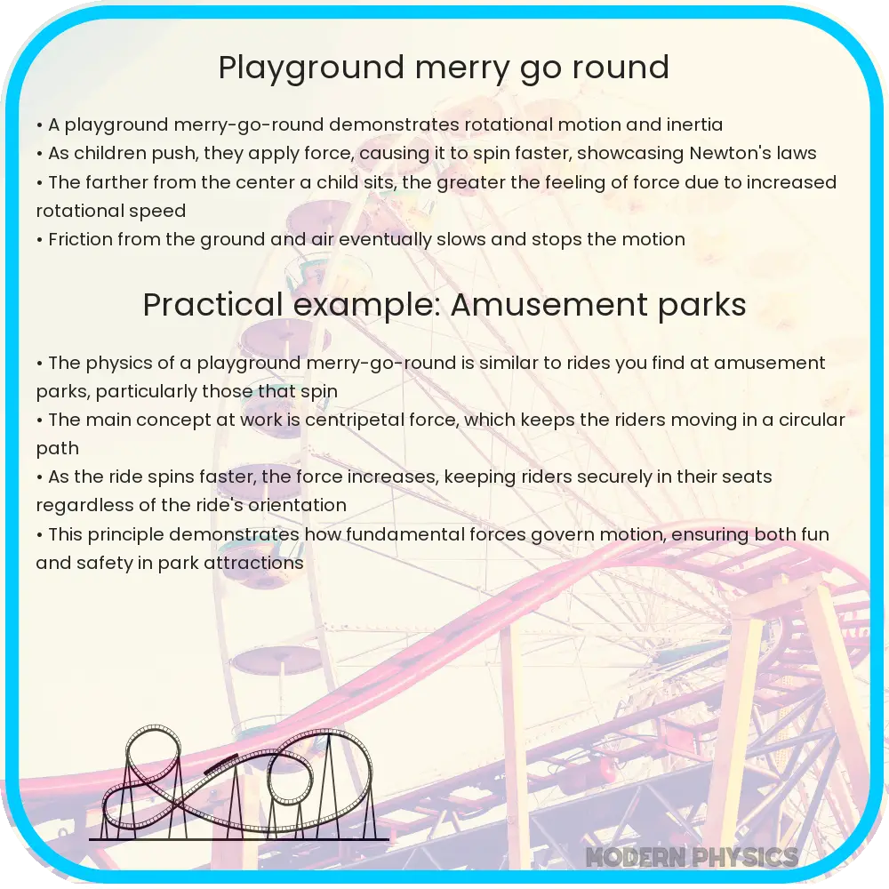 Playground merry-go-round