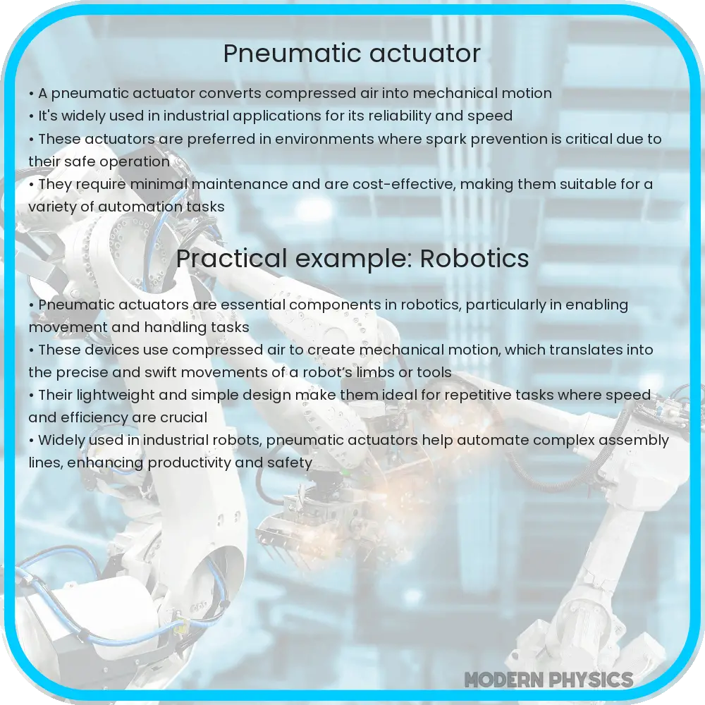 Pneumatic actuator