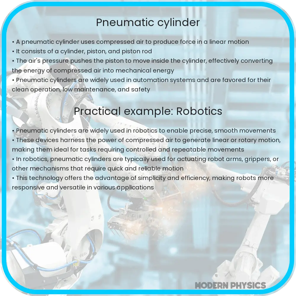Pneumatic cylinder