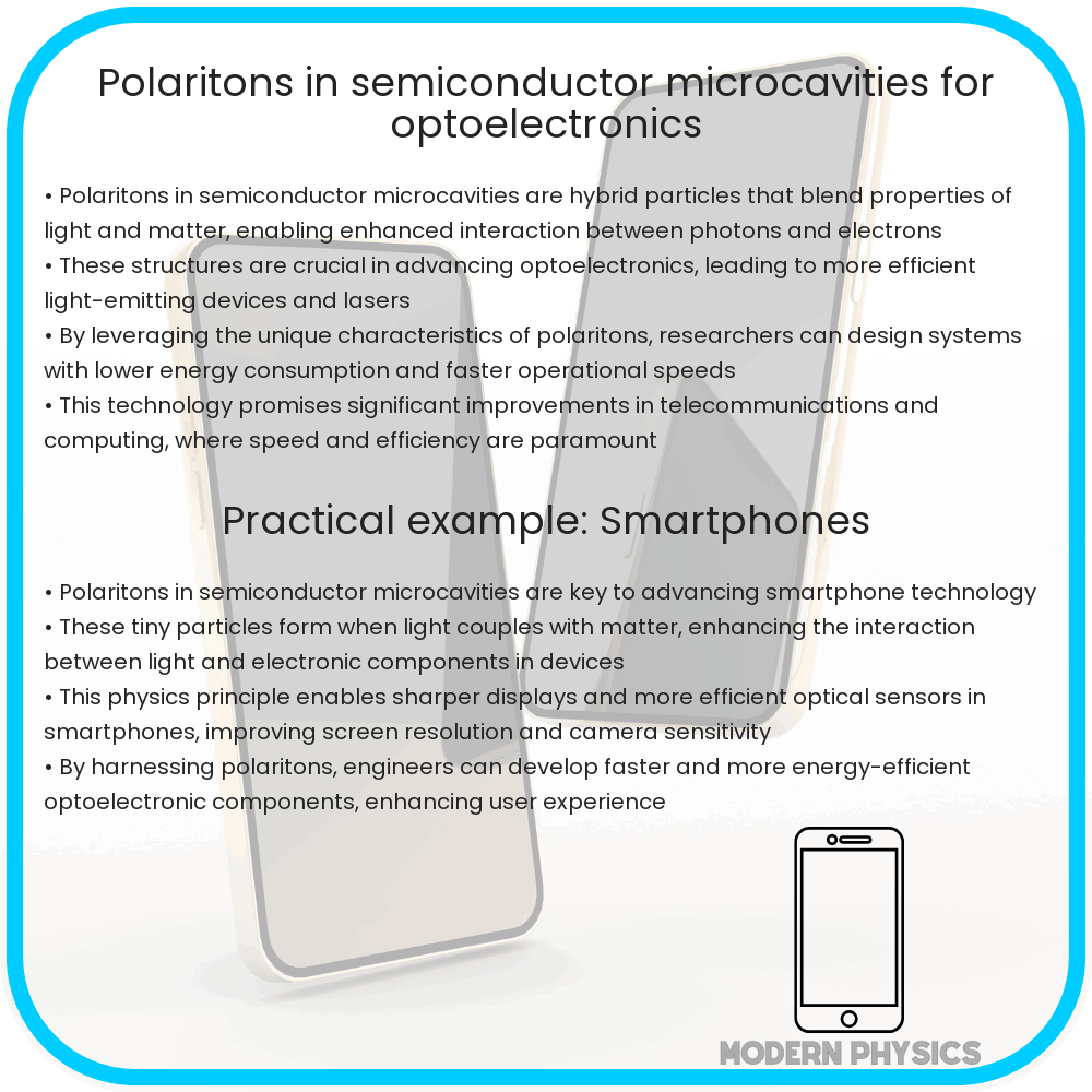 Polaritons in semiconductor microcavities for optoelectronics