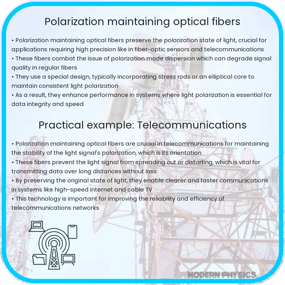 Polarization maintaining optical fibers