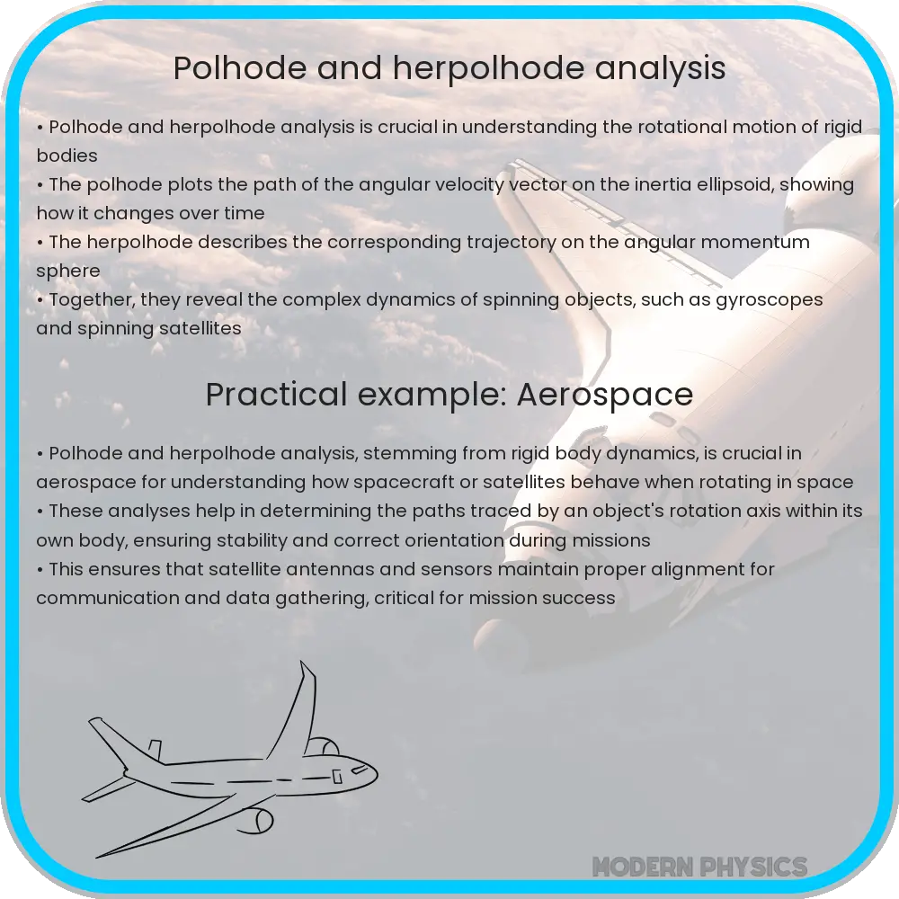 Polhode and herpolhode analysis