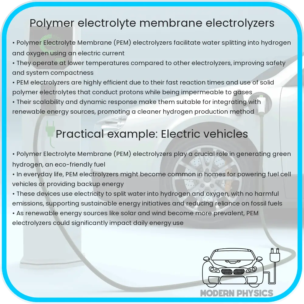 Polymer Electrolyte Membrane Electrolyzers