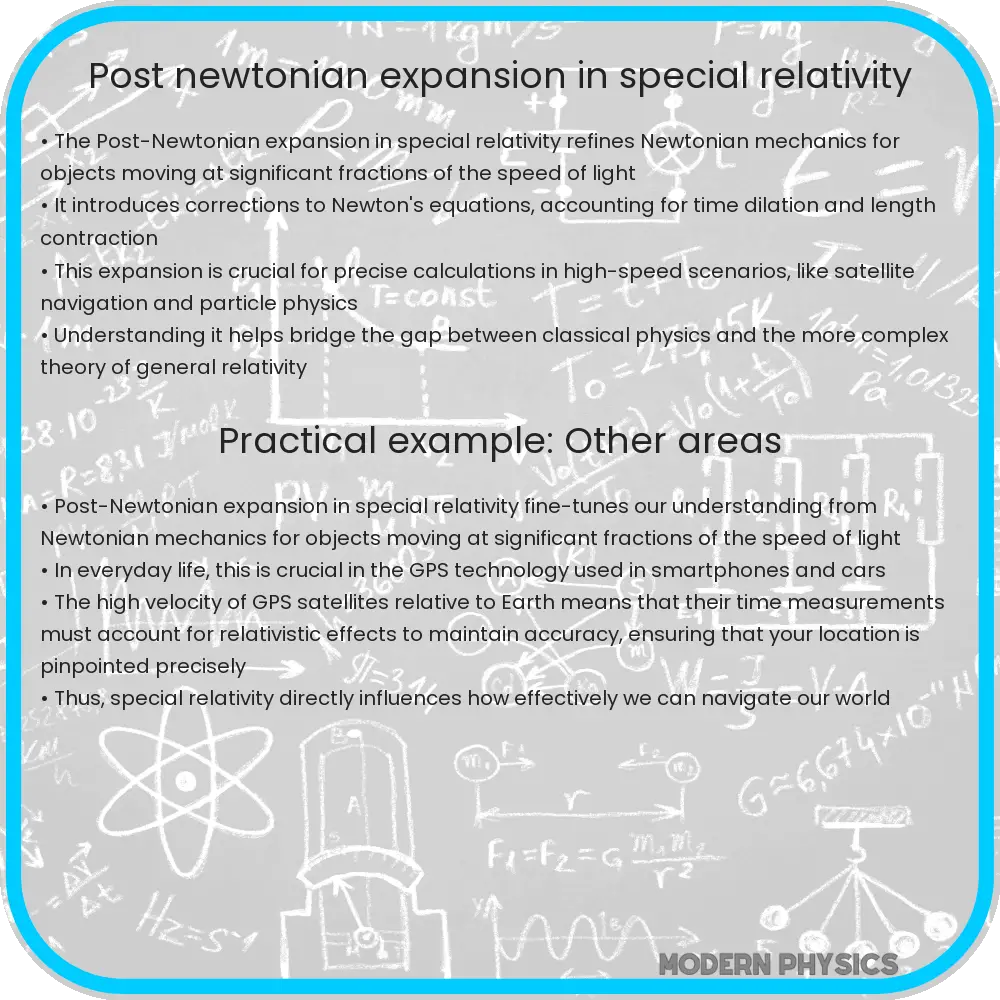 Post-Newtonian expansion in special relativity