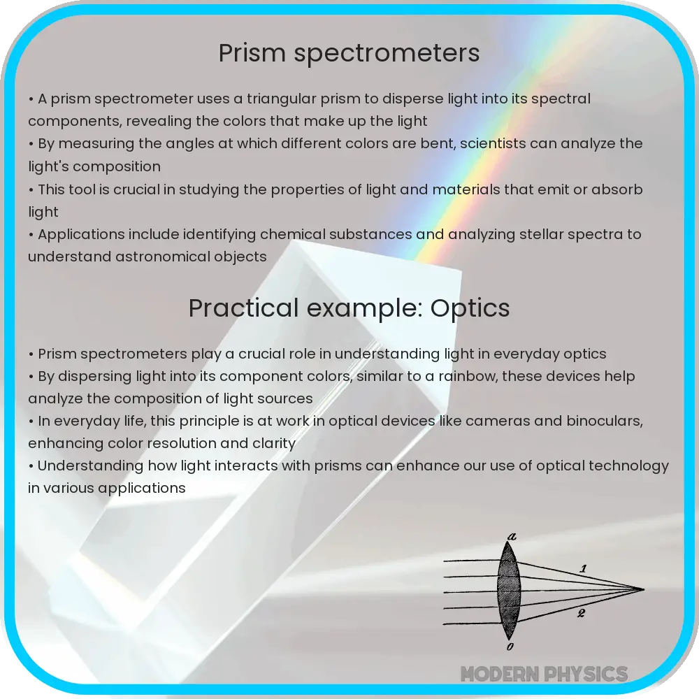 Prism spectrometers