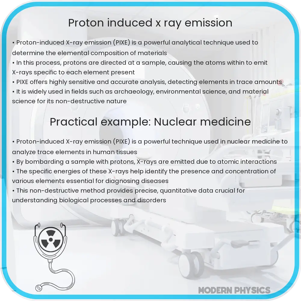 Proton-induced X-ray emission