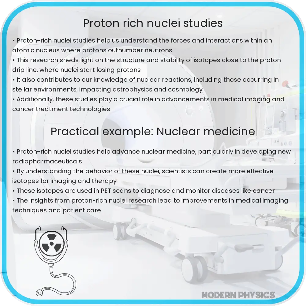 Proton-rich nuclei studies