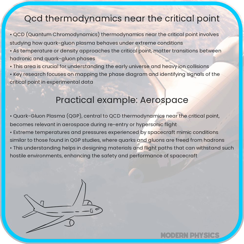 QCD thermodynamics near the critical point