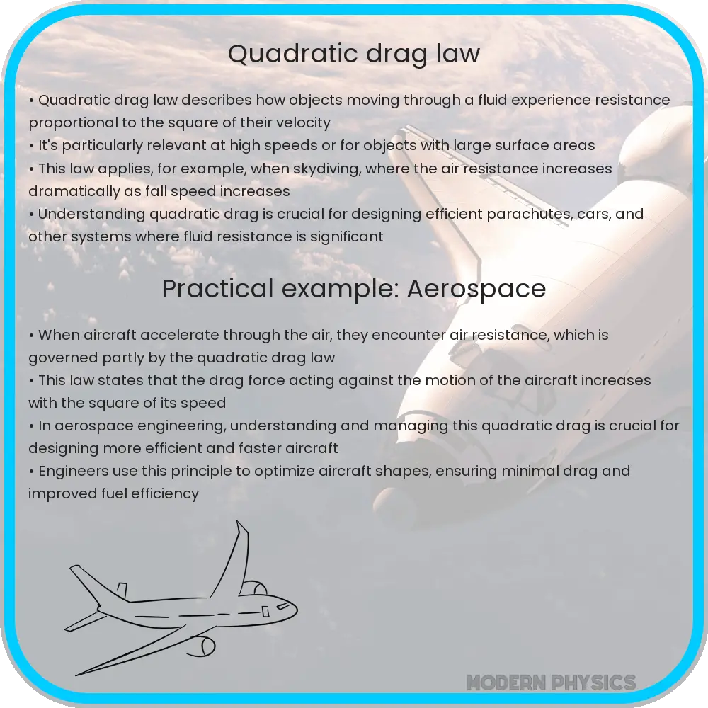 Quadratic Drag Law