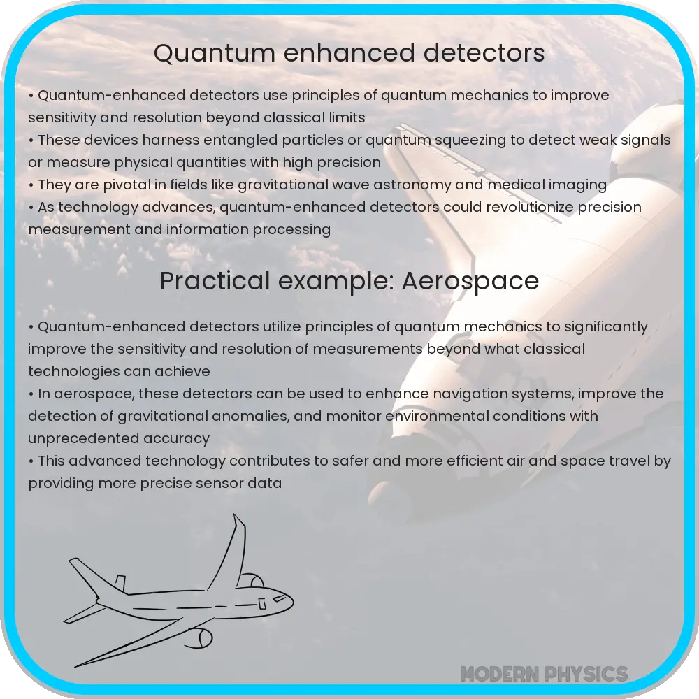 Quantum-enhanced detectors