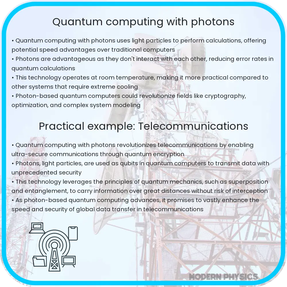 Quantum computing with photons