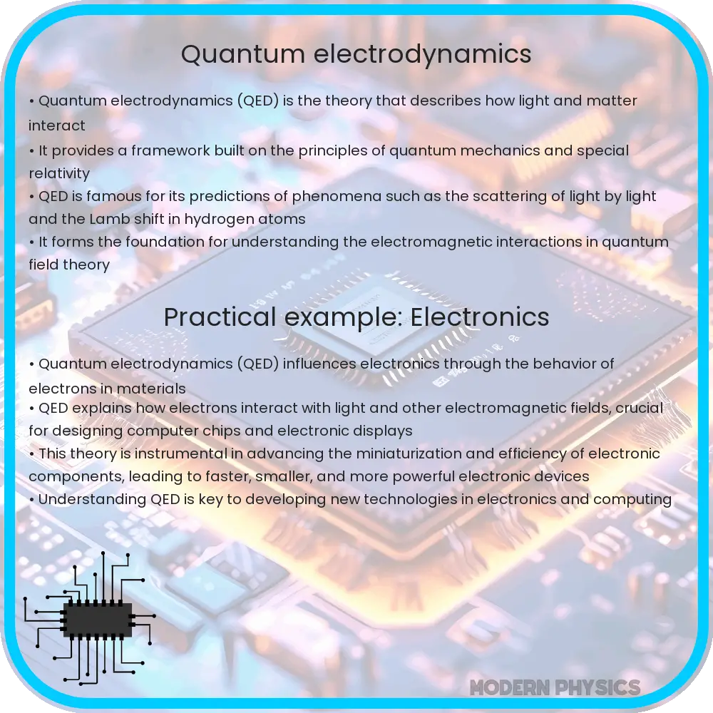 Quantum electrodynamics