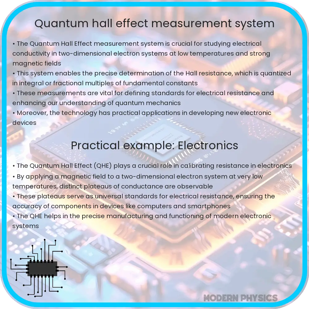 Quantum Hall effect measurement system
