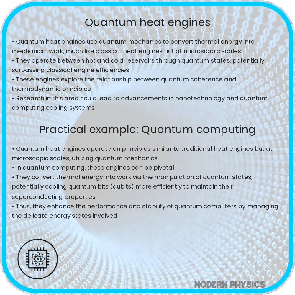 Quantum heat engines
