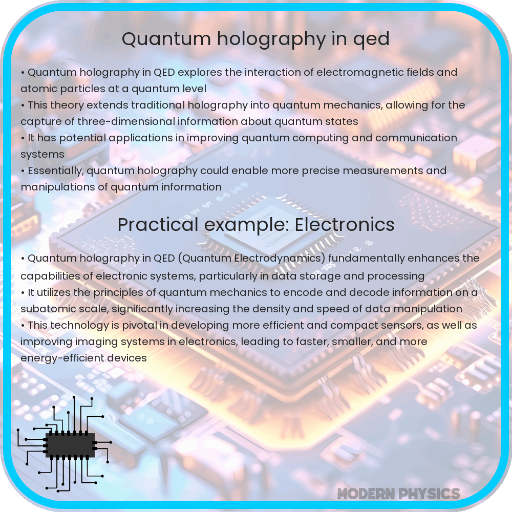 Quantum holography in QED