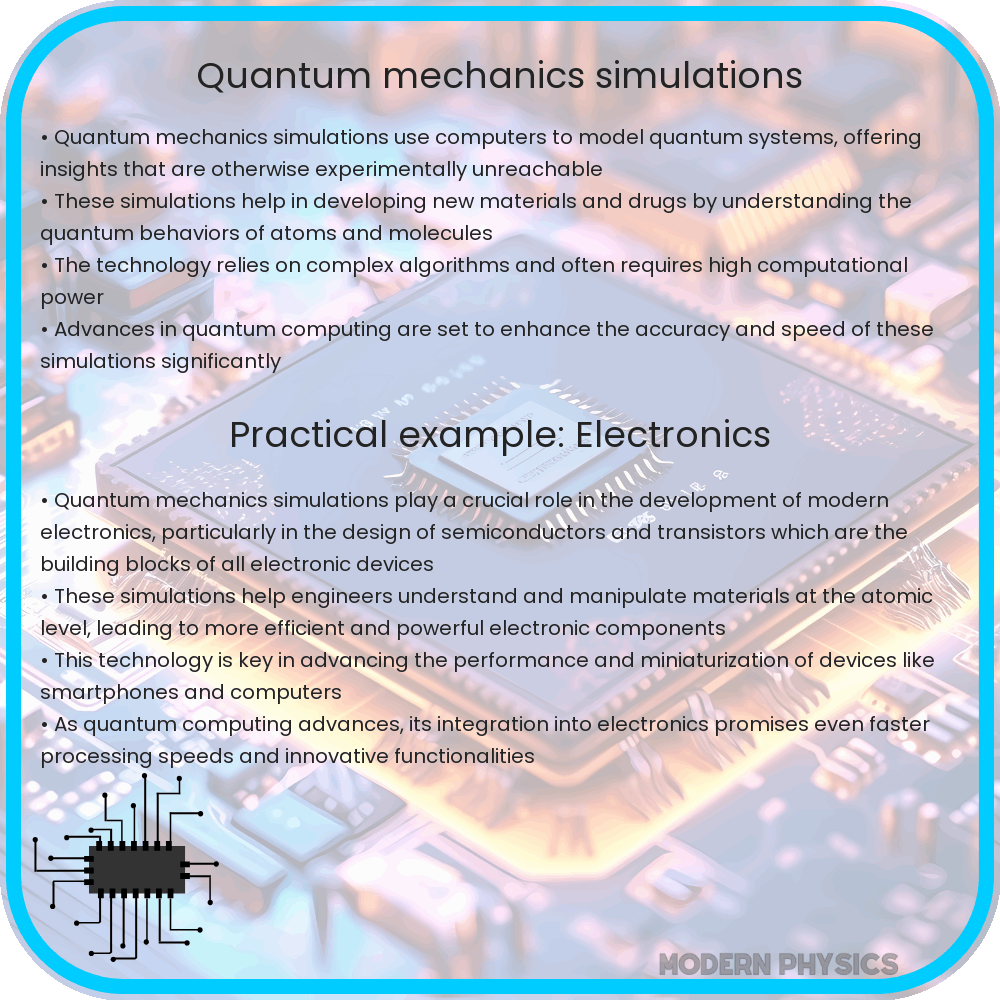 Quantum Mechanics Simulations