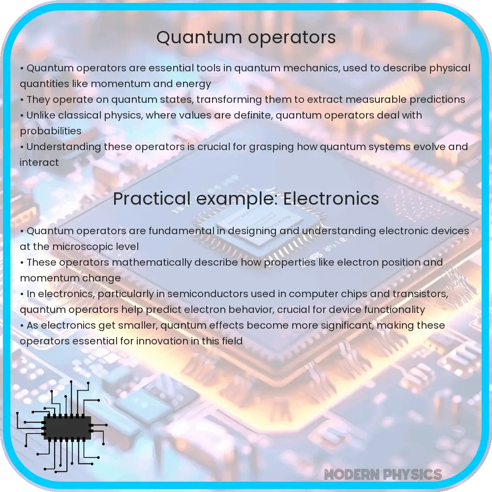 Quantum operators