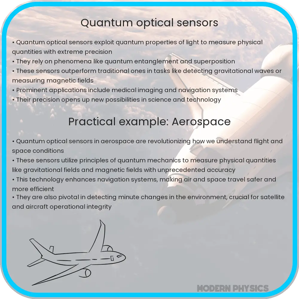 Quantum optical sensors