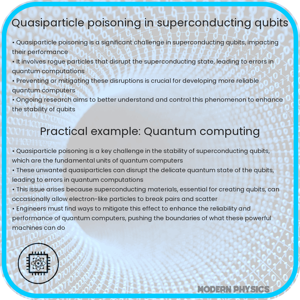 Quasiparticle poisoning in superconducting qubits