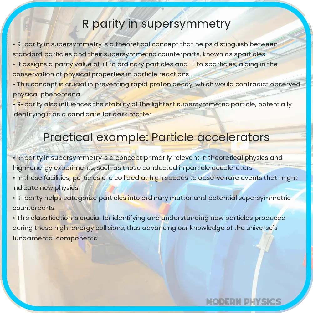 R-parity in supersymmetry