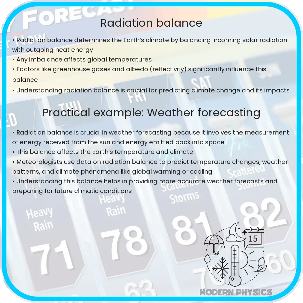 Radiation Balance