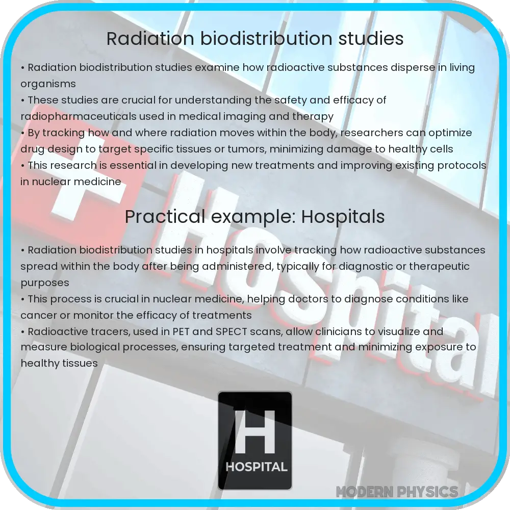 Radiation biodistribution studies