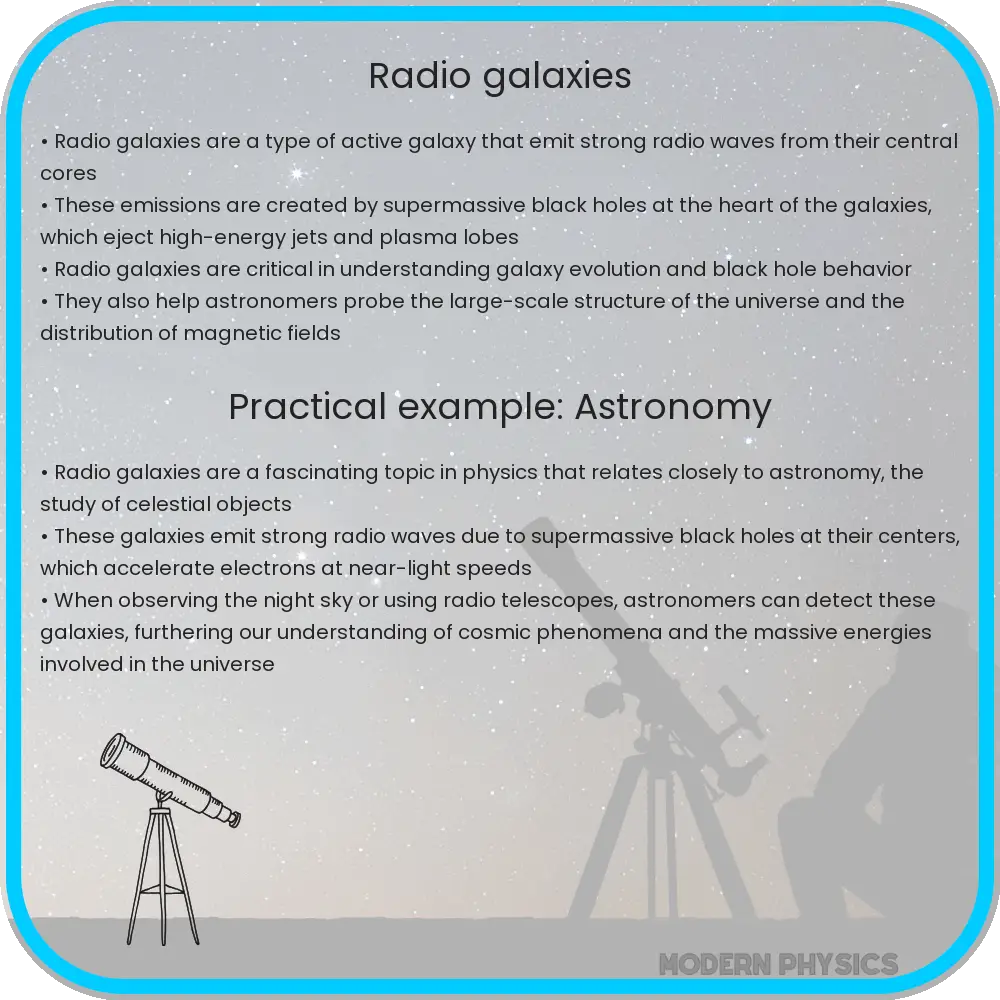 Radio Galaxies