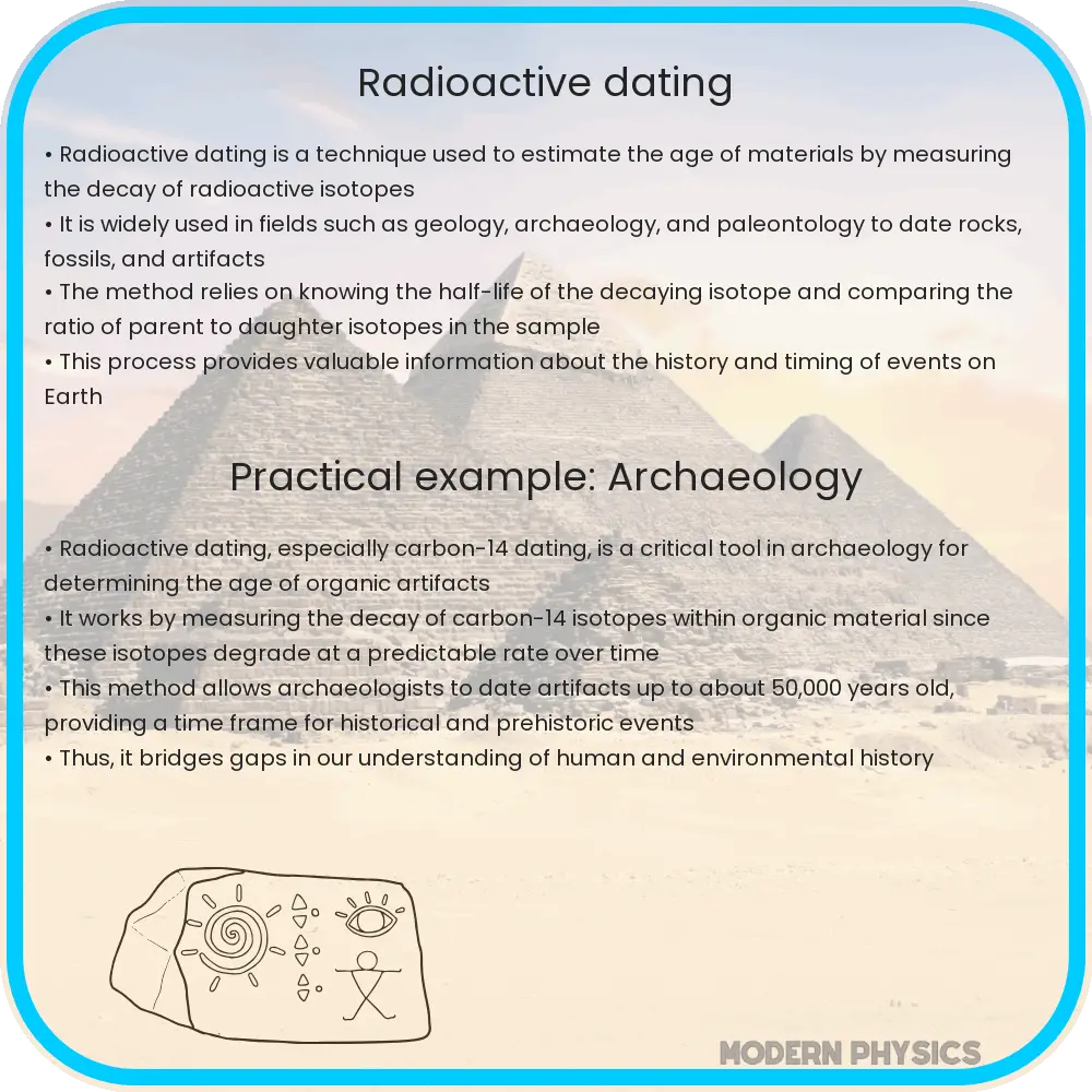 Radioactive dating