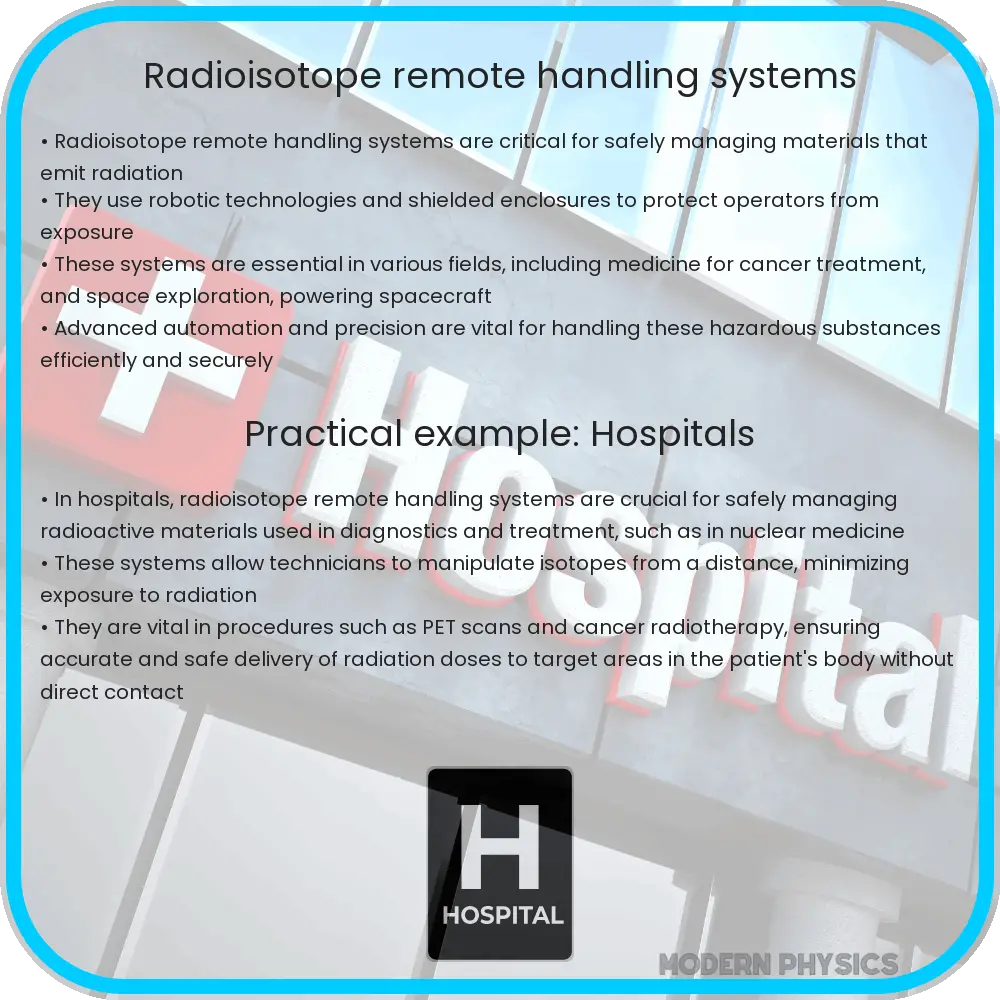 Radioisotope remote handling systems