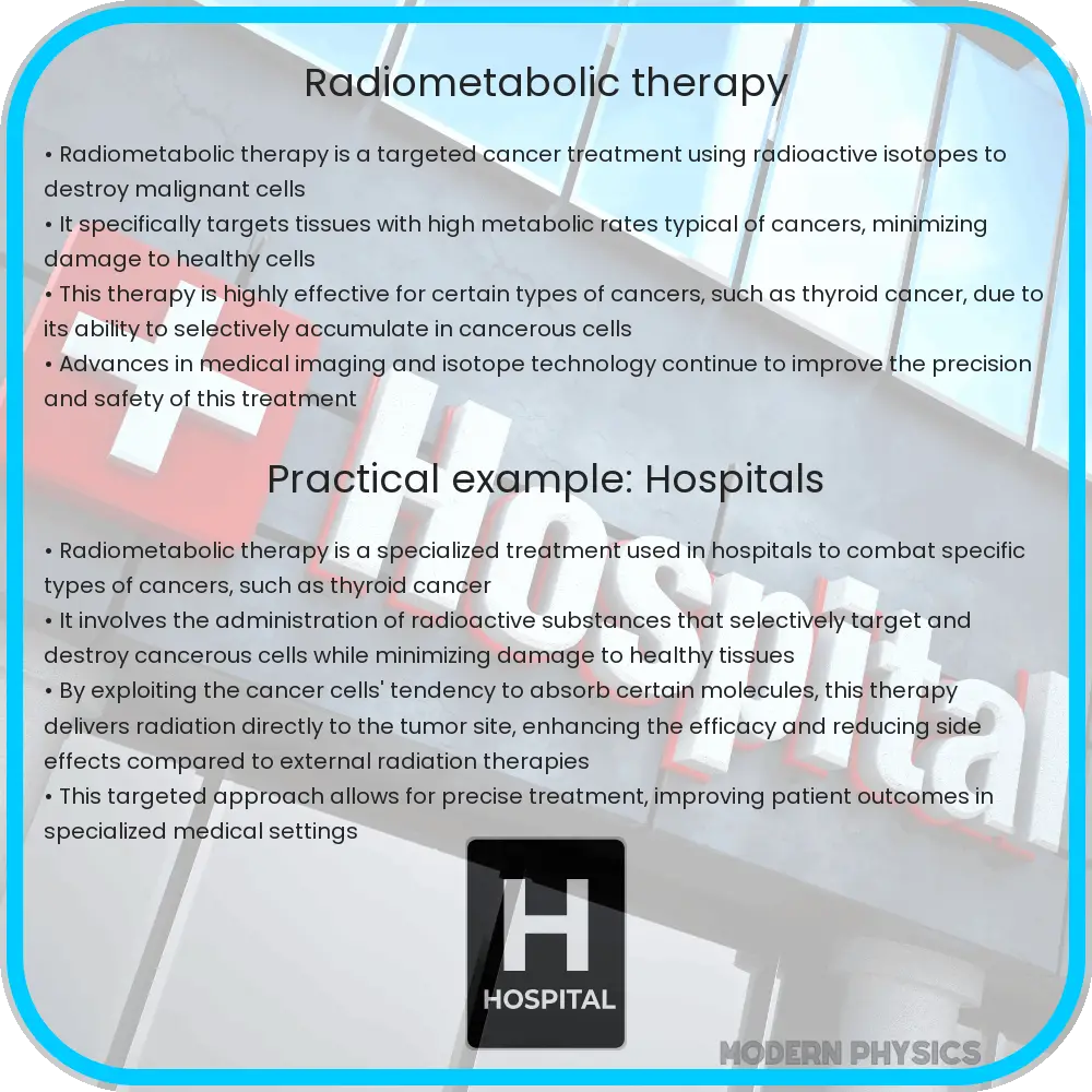 Radiometabolic therapy
