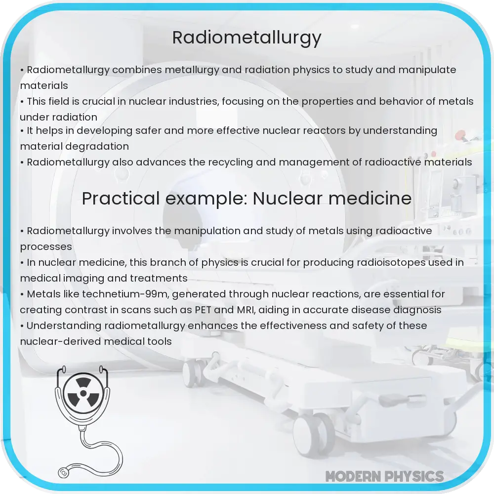 Radiometallurgy