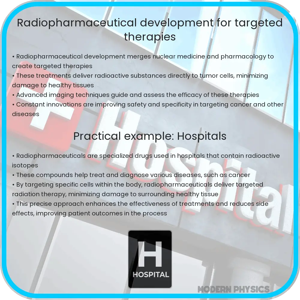 Radiopharmaceutical development for targeted therapies