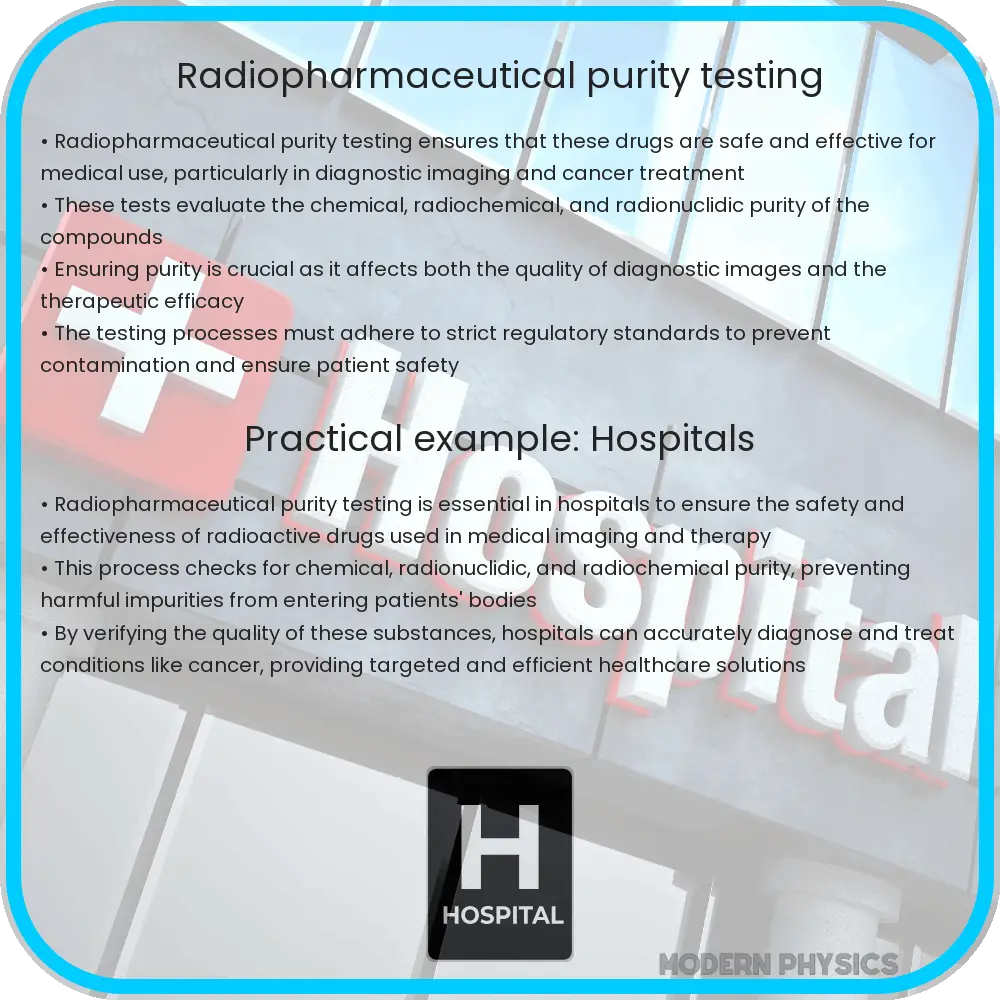 Radiopharmaceutical purity testing