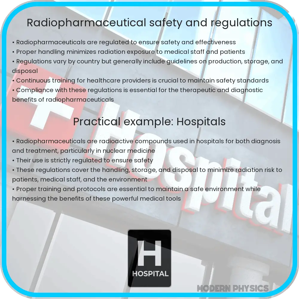 Radiopharmaceutical safety and regulations