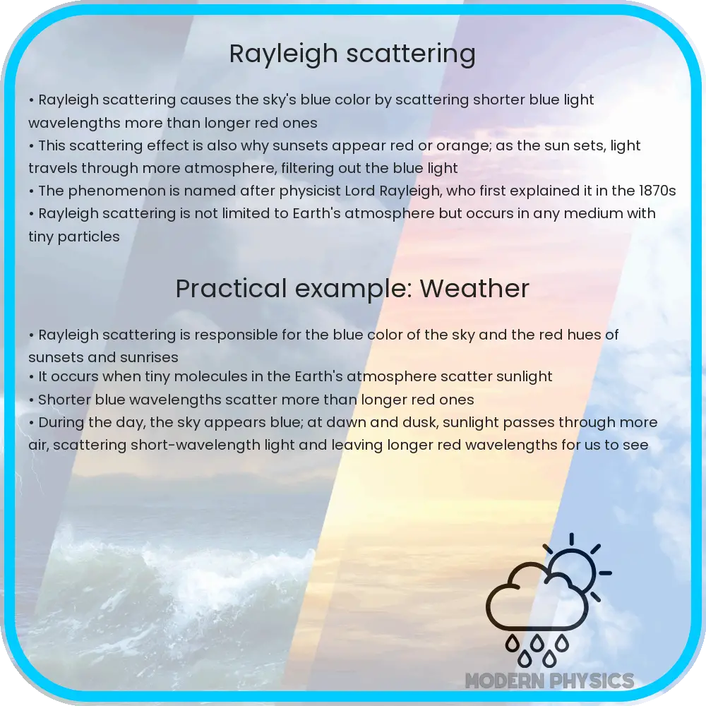 Rayleigh scattering