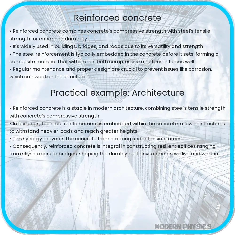 Reinforced concrete