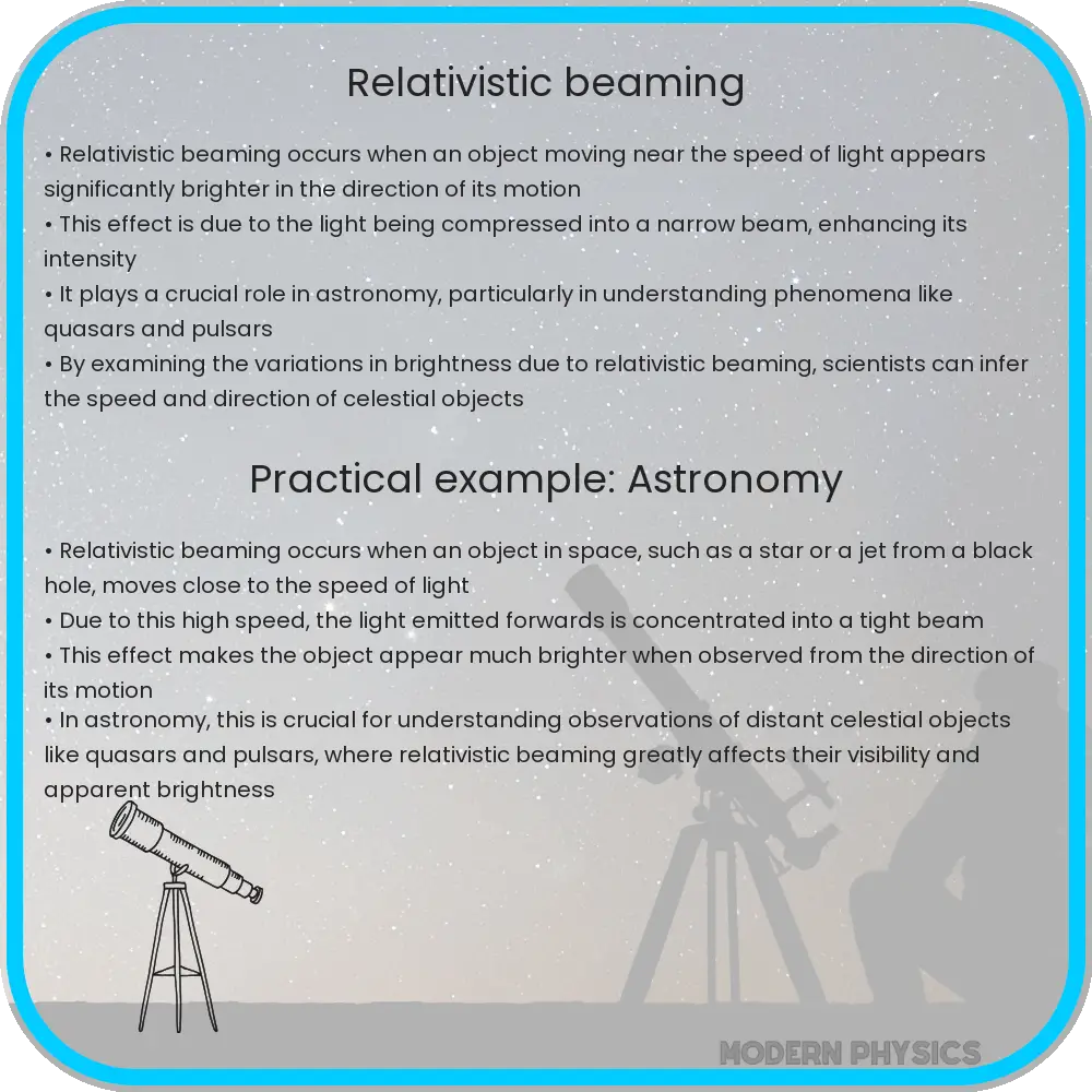 Relativistic beaming