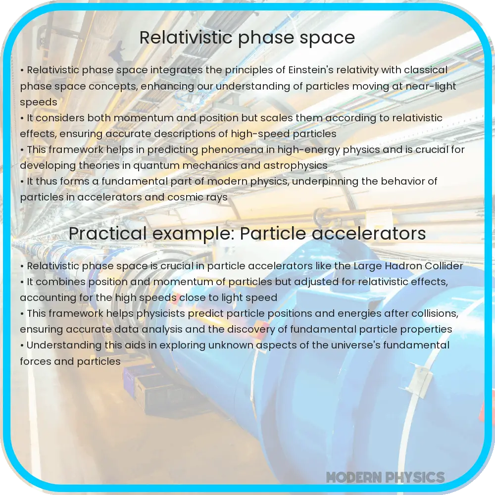 Relativistic Phase Space | Dynamics, Momentum & Energy