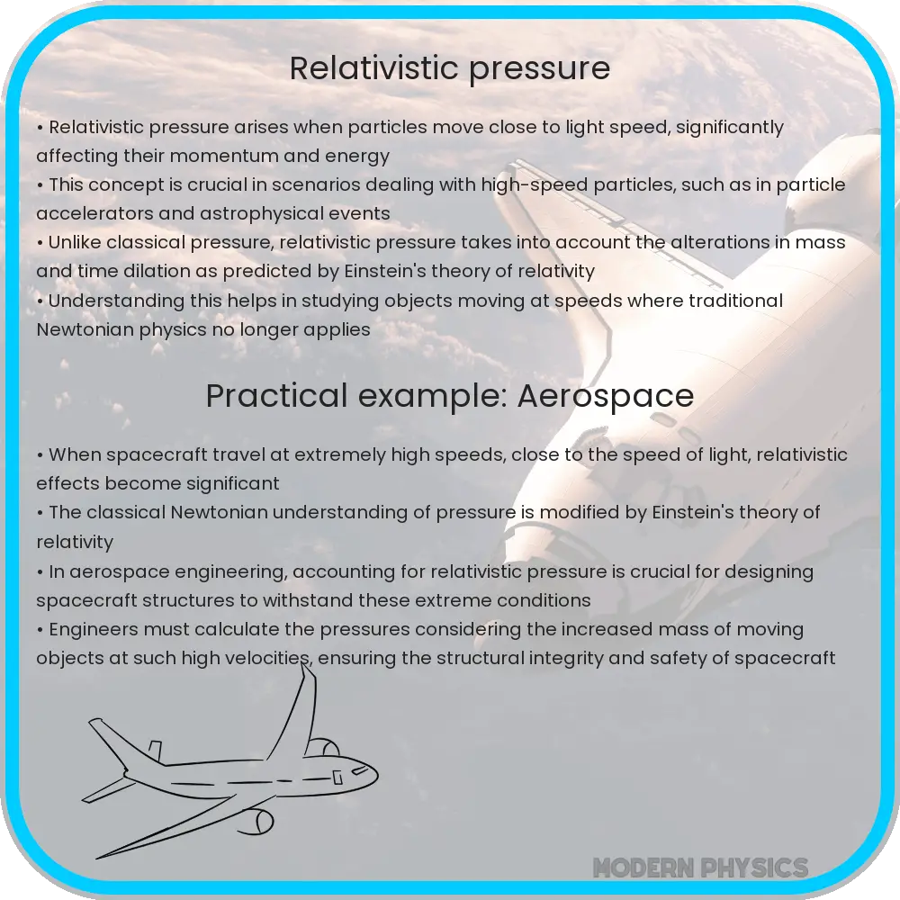 Relativistic pressure