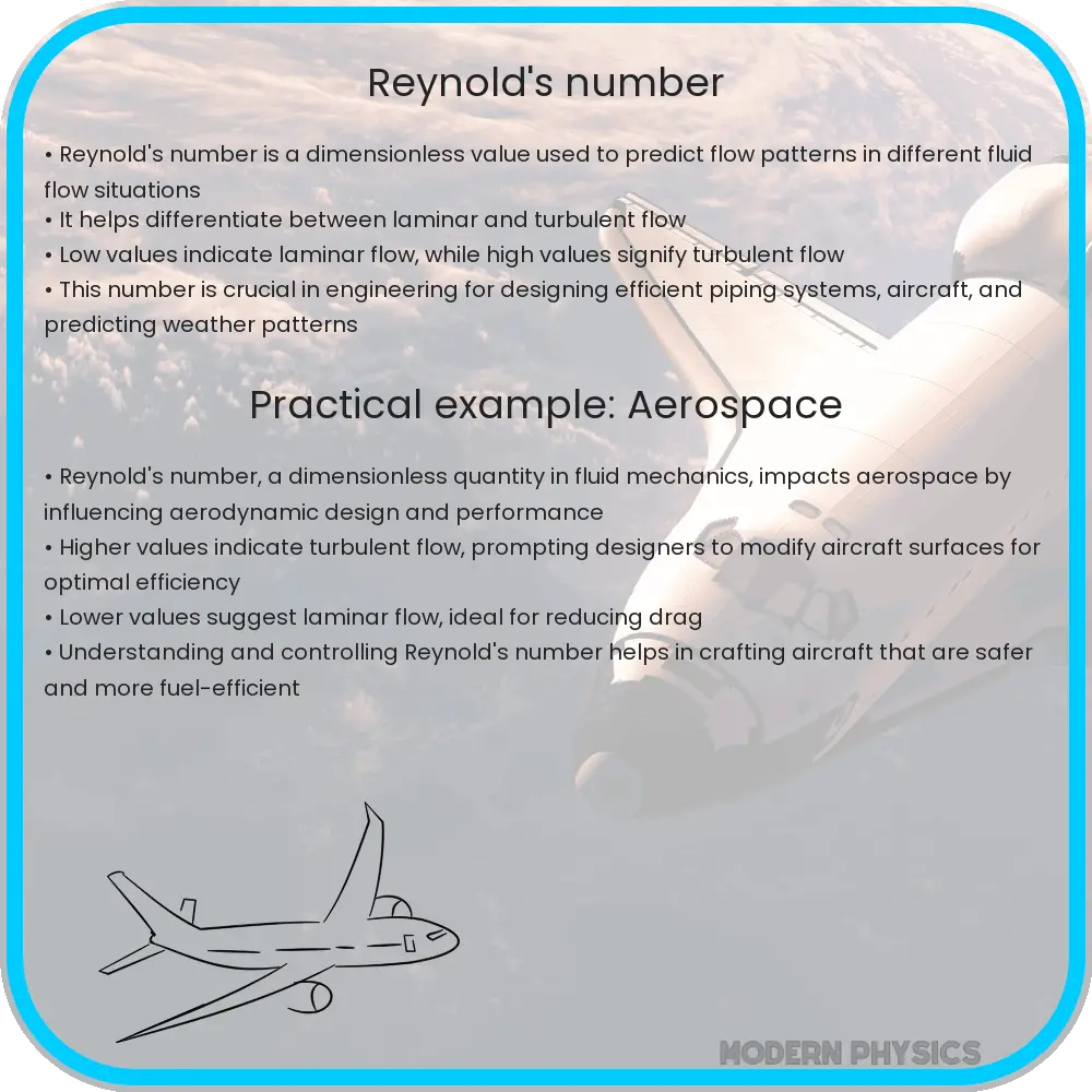 Reynold's number