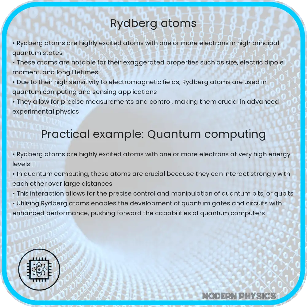 Rydberg atoms
