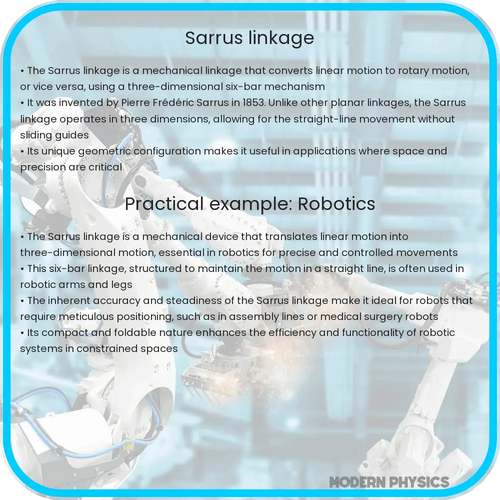 Sarrus linkage