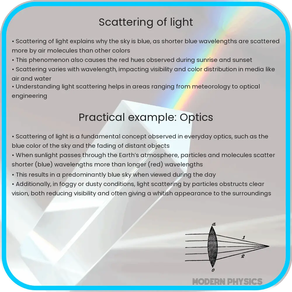 Scattering of light