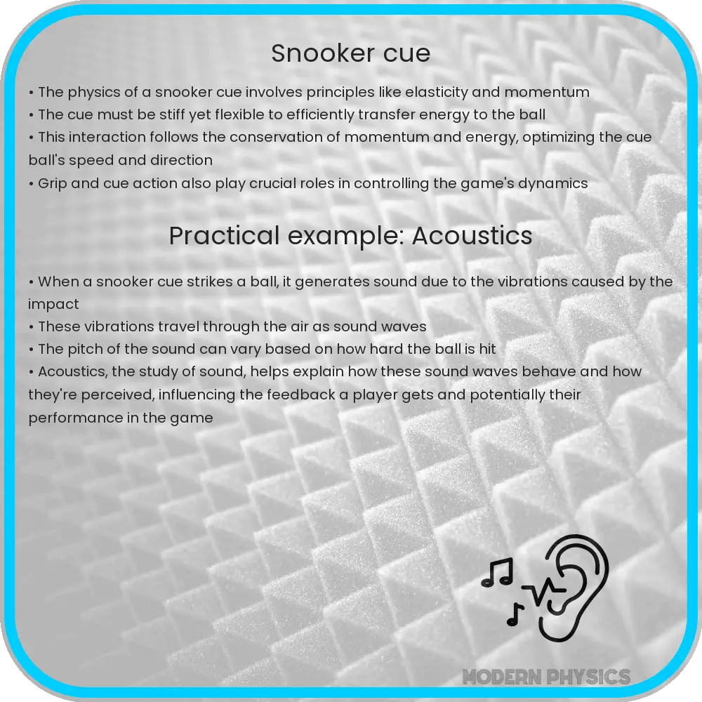 Snooker cue