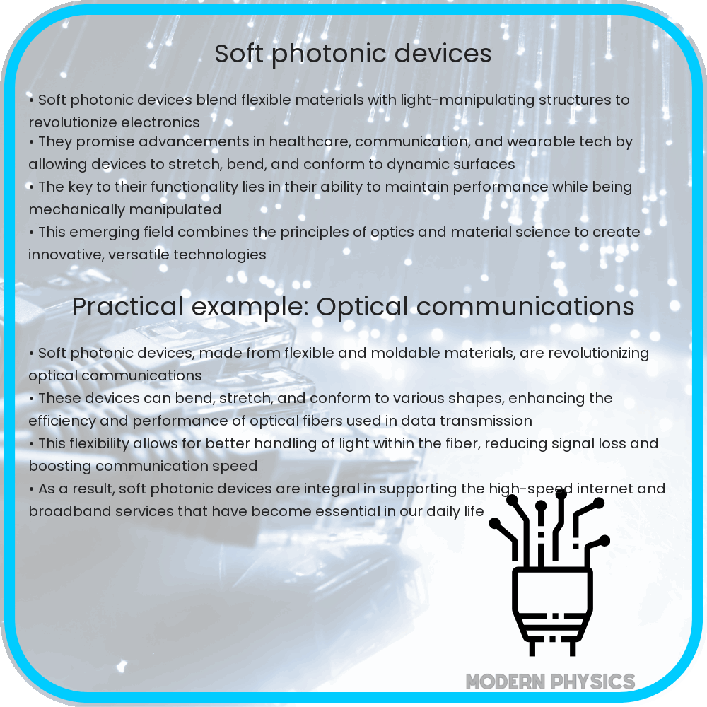 Soft photonic devices