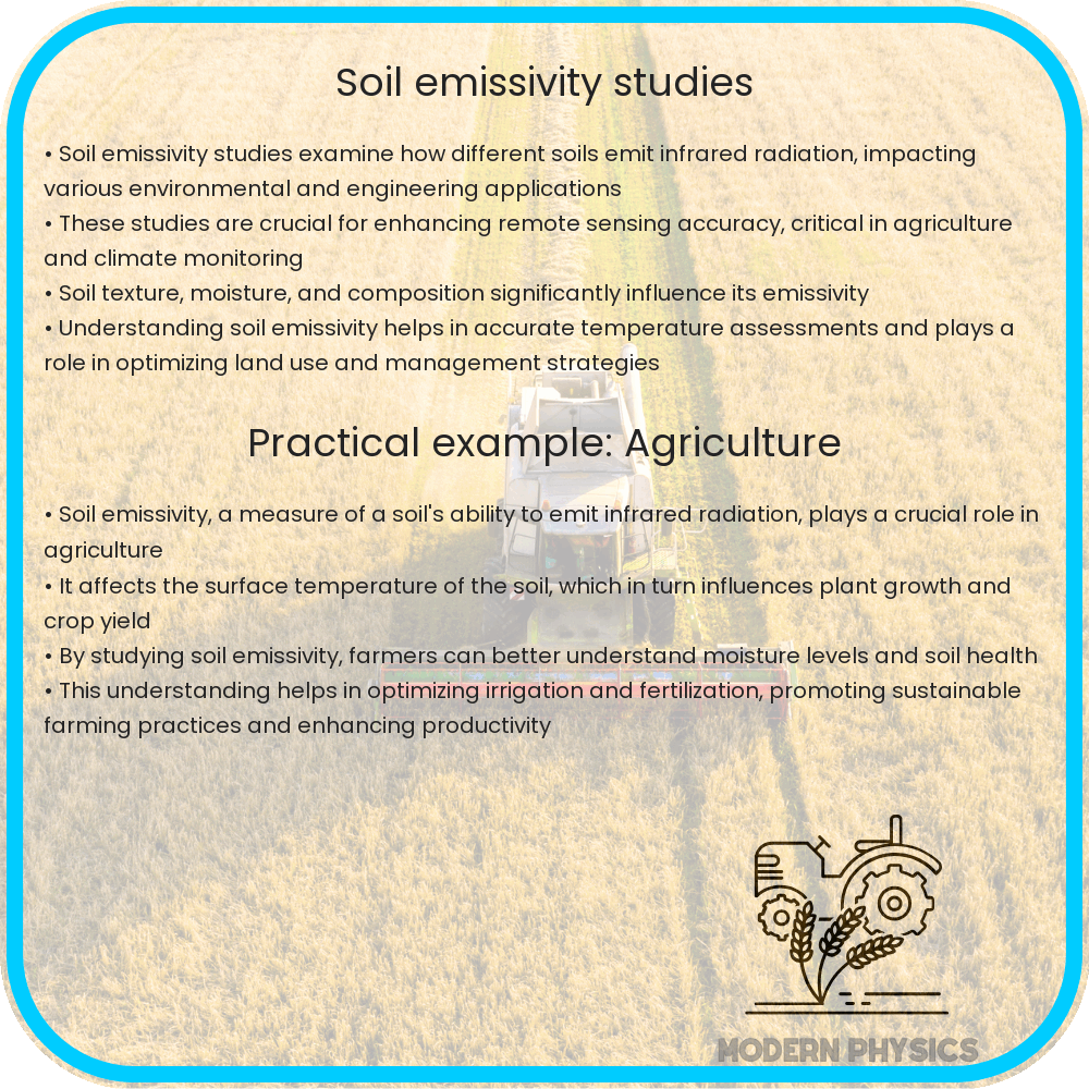 Soil Emissivity Studies
